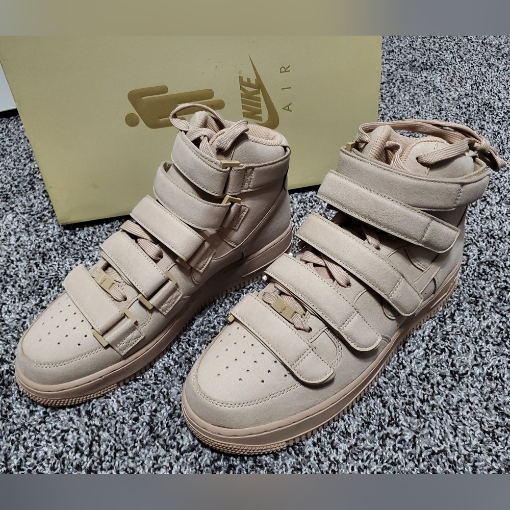 Billie Eilish x Nike Air Force 1 High '07 SP in Mushroom Colorway BNIB - Picture 1 of 12